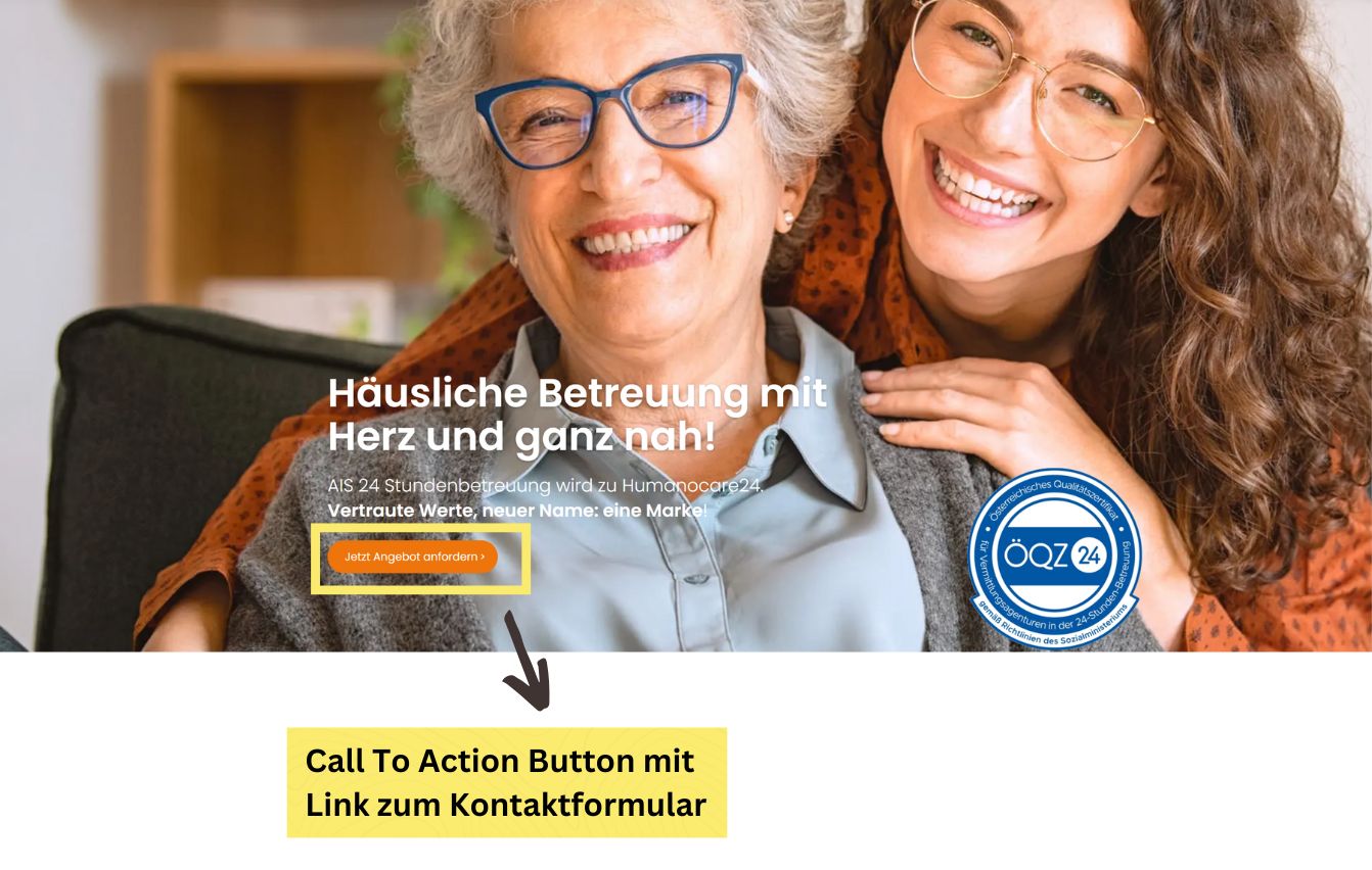 interner Link als Call to Action